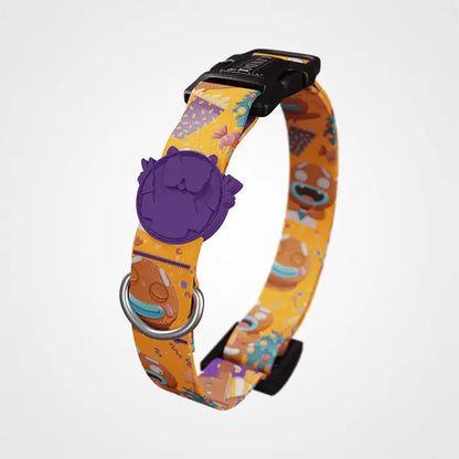 Collar para perro Lindo Ginger Man, diseño elegante y ajustable, mediano 37-56 cm