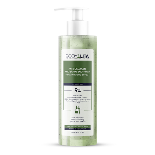 BodyLita Boryeong Clay Anti-Cellulite Body Wash with Centella Asiatica, 150ml
