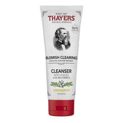 Limpiador para combatir imperfecciones Thayers con hamamelis y limón, 4 oz