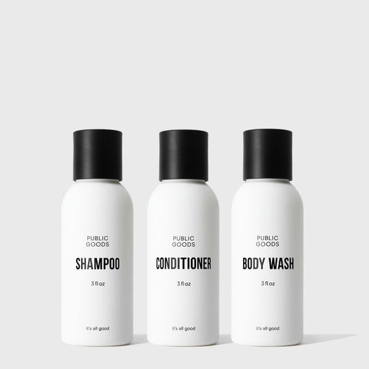Shower Essentials Travel Set Public Goods