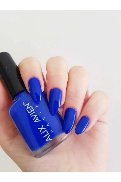 Esmalte de uñas Alix Avien Dark Blue 24 - Larga duración, secado rápido