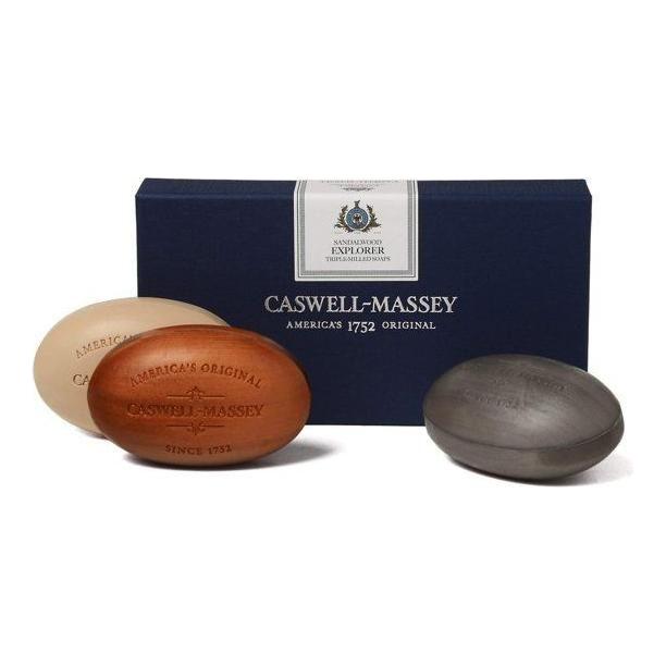 Caswell Massey Heritage Triple-Milled Bar Soaps Set of Three 5.8oz Collection Bar Soap Pasteur Pharmacy Heritage Presidential