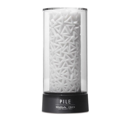 Masseur masculin réutilisable à texture pile 3D Tenga