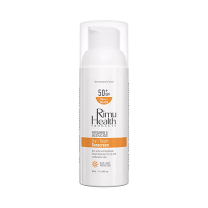 Rimu Health : Écran solaire à la niacinamide et à l'acide salicylique pour peaux grasses et à tendance acnéique | Contrôle des points noirs et des imperfections, protection UVA à large spectre