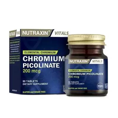 Nutraxin Picolinato de Cromo 200 mcg 90 Tabletas