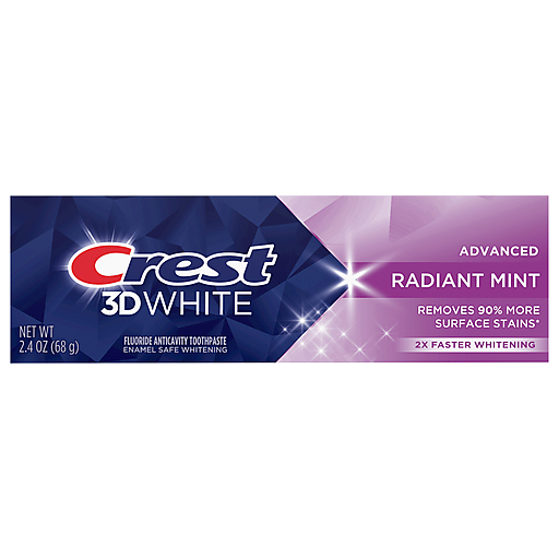 Crest Toothpaste, Radiant Mint, Advanced 2.4 Oz Toothpaste Pasteur Pharmacy