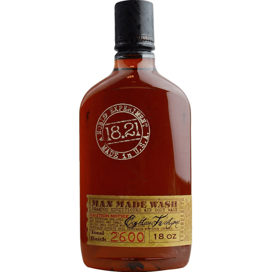 18.21 Man Made Sweet Tobacco Hair Shampoo and Body Wash for Men, 18 Oz Shampoo and Body Wash Pasteur Pharmacy
