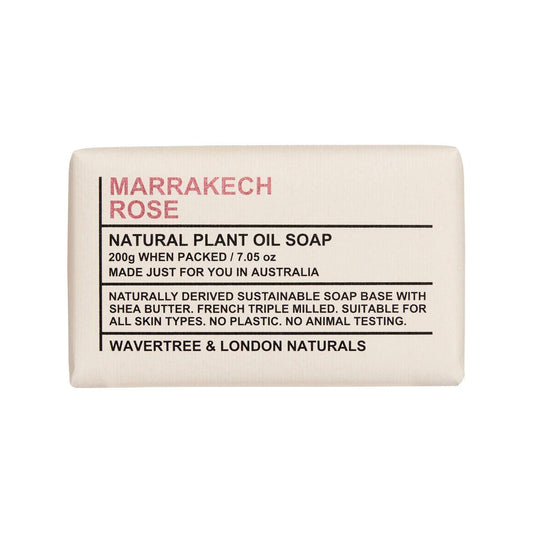 Wavertree & London Marrakech Rose Natural Soap 7 Oz Natural Soap Pasteur Pharmacy