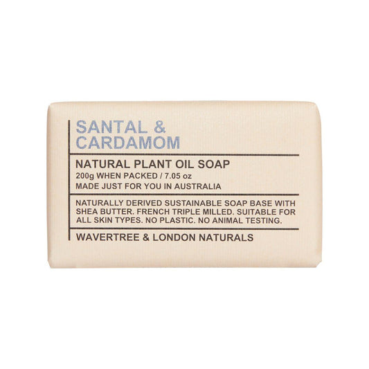 Wavertree & London Santal & Cardamon Natural Soap 7 Oz Natural Soap Pasteur Pharmacy