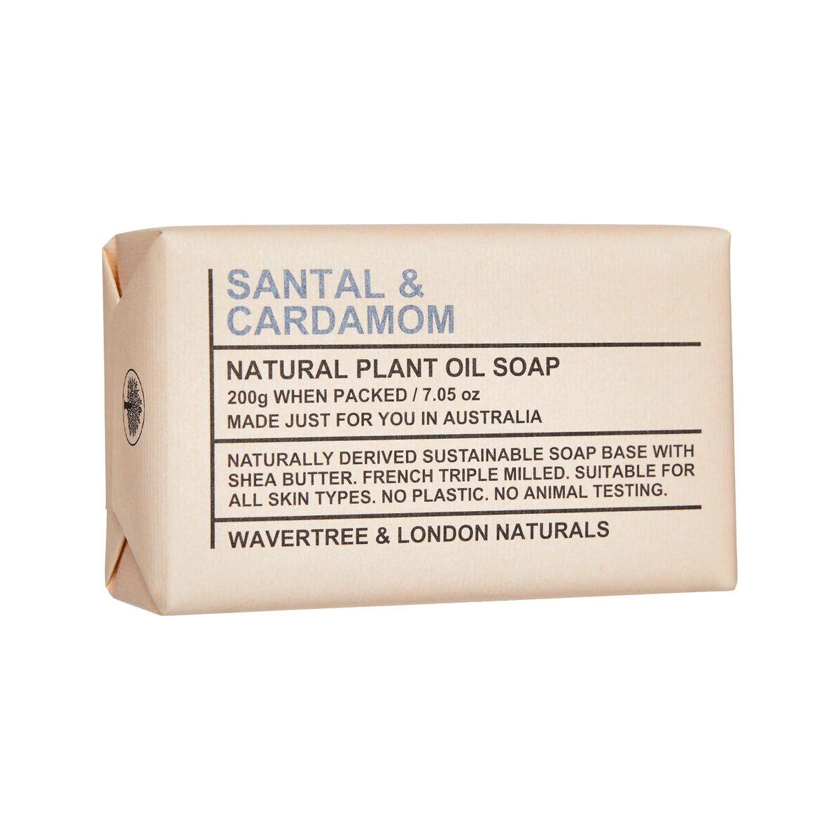 Wavertree & London Santal & Cardamon Natural Soap 7 Oz Natural Soap Pasteur Pharmacy