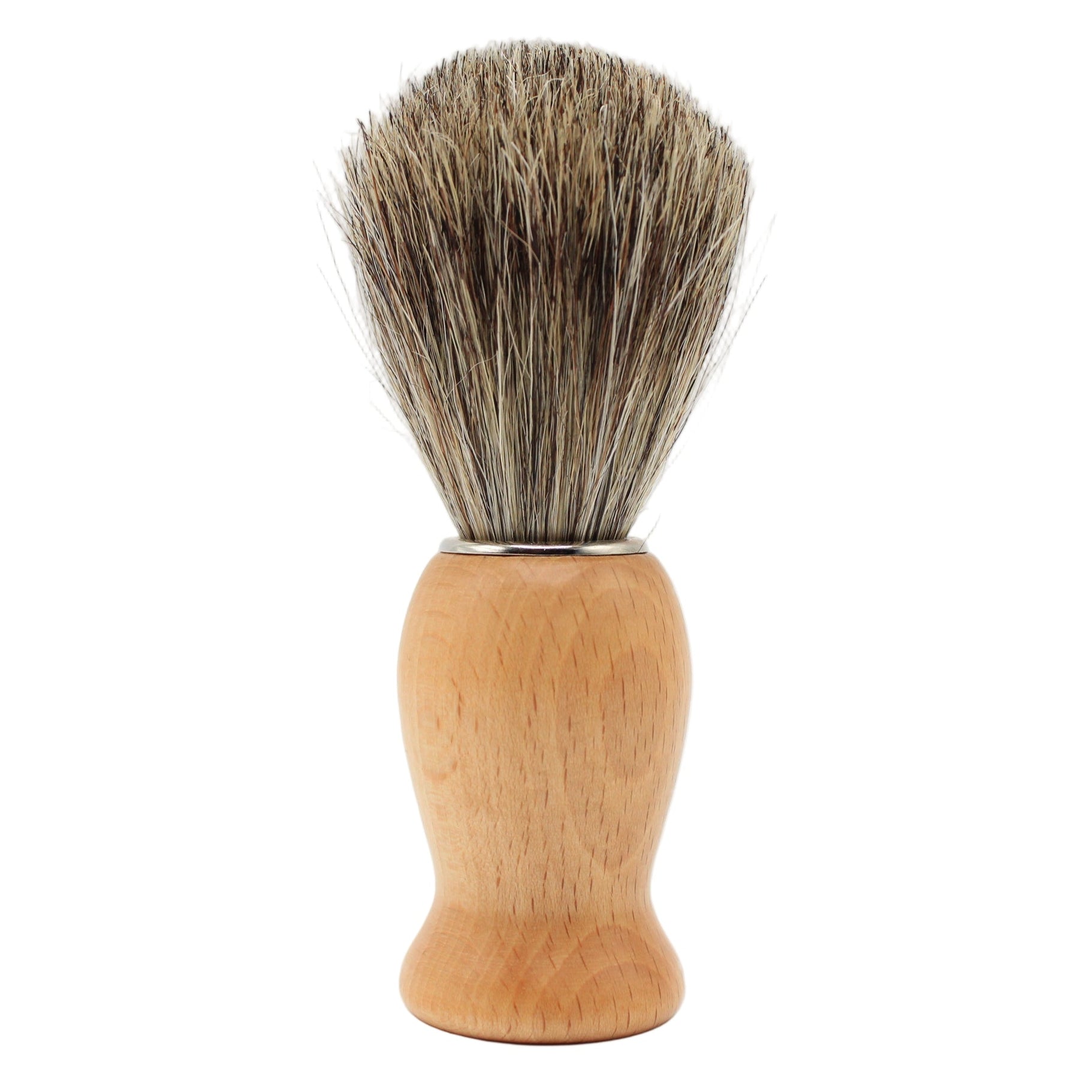 Il Ceppo Light Wood Handle Pure Badger Bristle Shave Brush Pasteur Pharmacy