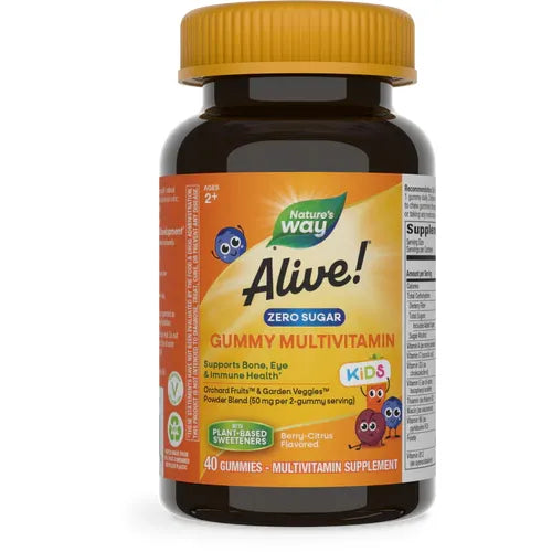 Alive zero sugar cw 60 kids gmm Vitamins & Supplements Pasteur Pharmacy