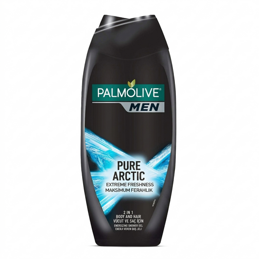 Gel douche Palmolive Men Pure Arctic 500 ml - Formule 4-en-1 | Fraîcheur
