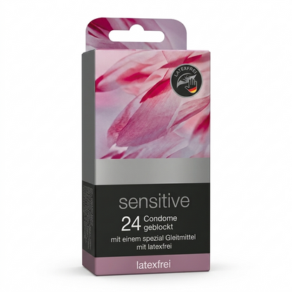 Préservatifs en latex Sensitive - Boîte de 24 | Preventivo