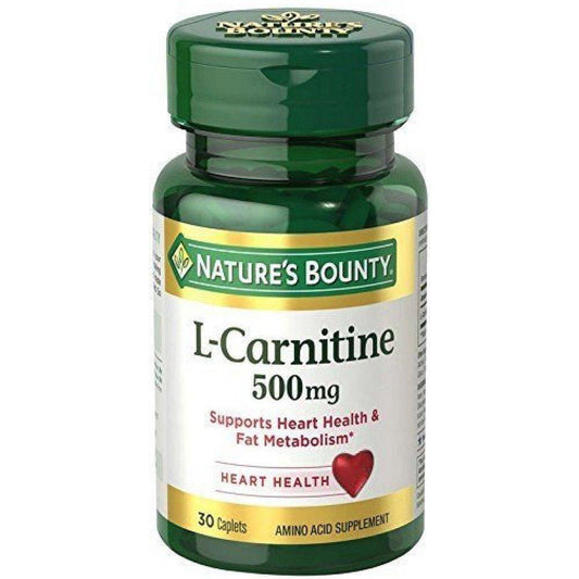 Nature's Bounty L-Carnitine 500 Mg Dietary Supplement Tablets Health & Beauty Pasteur Pharmacy