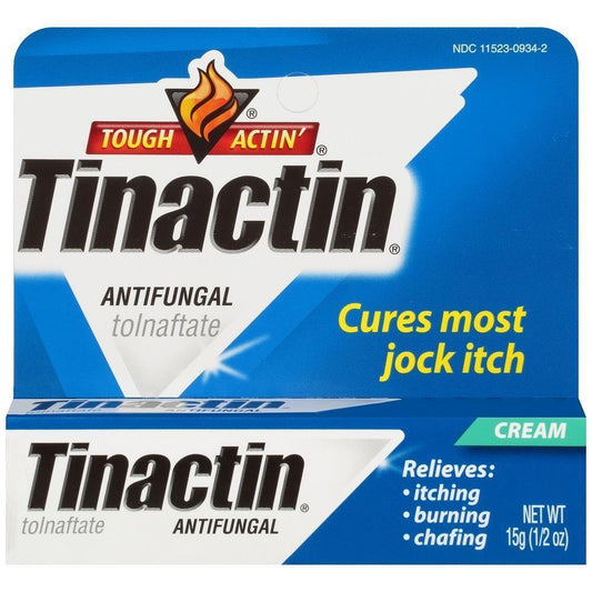 Tinactin Tolnaftate Cream Antifungal 0.5 Oz. Carded Pack Personal Care Pasteur Pharmacy
