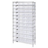 Quantum Storage Systems WR12 107CL Clear View Complete Bin Center 44 QSB107CL BINS Storage & Organization Pasteur Pharmacy