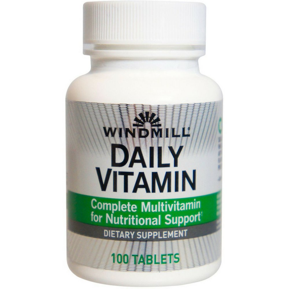 Windmill Daily Vitamin 100 Tablets Vitamins & Supplements Pasteur Pharmacy