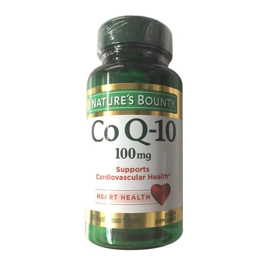 Nature's Bounty Co Q 10, Heart Health, 100 Mg, Softgels Vitamins & Supplements Pasteur Pharmacy