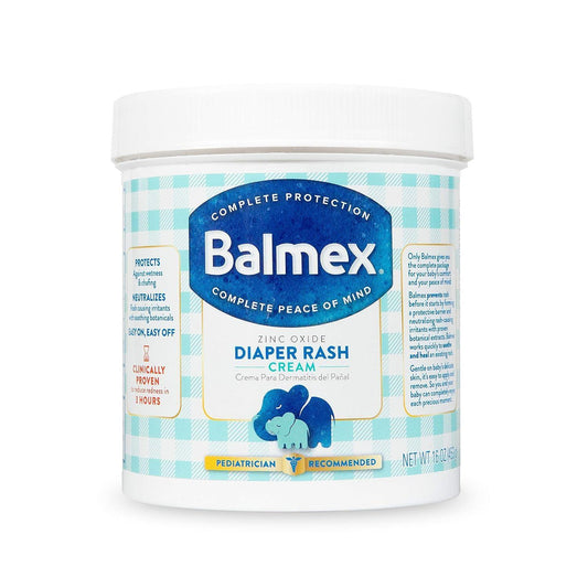 Balmex Complete Zinc Oxide Protection Diaper Rash Cream, 16 Oz Lotion & Moisturizer Pasteur Pharmacy