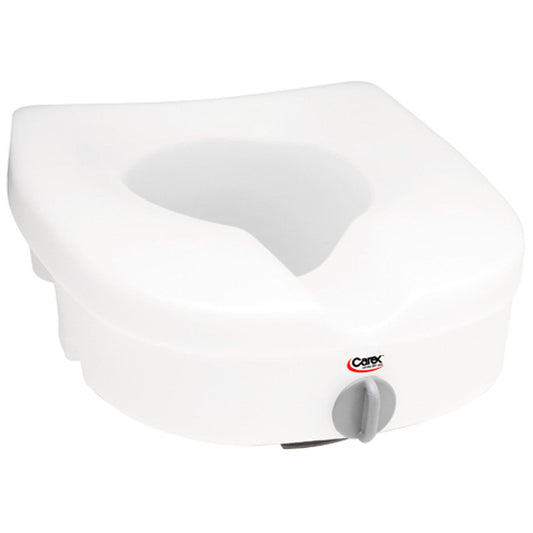Carex E-Z Lock Raised Toilet Seat Without Handles Mobility & Accessibility Pasteur Pharmacy