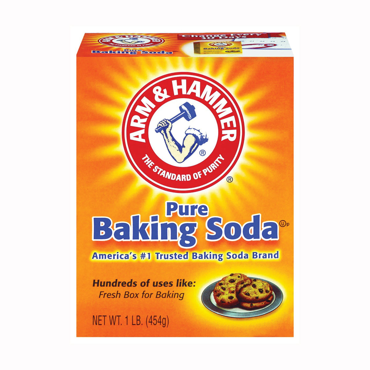 Bicarbonate de soude pur Arm & Hammer, boîte de 454 g