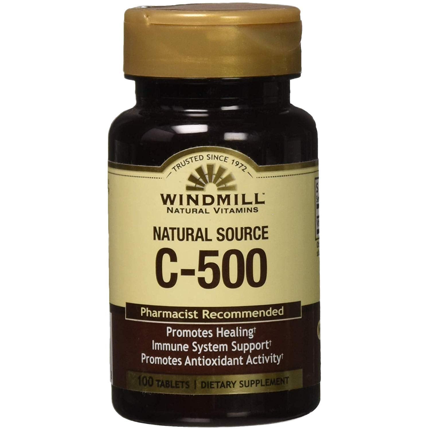 Windmill Natural Source Vitamin C-500 Tablets Vitamins & Supplements Pasteur Pharmacy