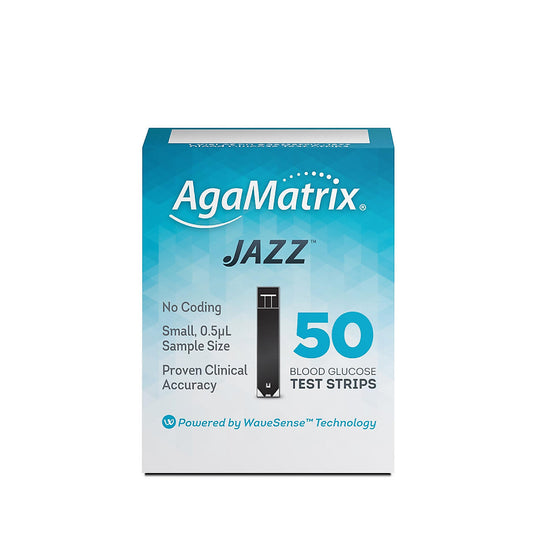 AgaMatrix Jazz Test Strips - 100ct Blood Glucose Test Strips Pasteur Pharmacy