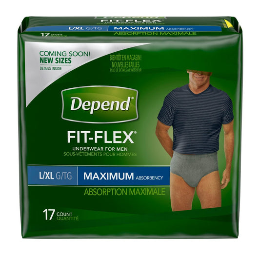 Depend Fit-Flex Underwear, For Men, Maximum Absorbency, L/XL Personal Care Pasteur Pharmacy