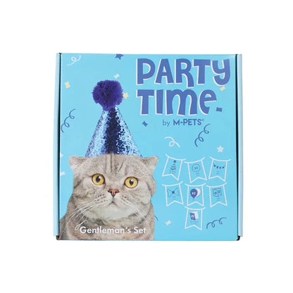 Kit d'anniversaire M-Pets Party Time pour chats mâles, 1 pièce