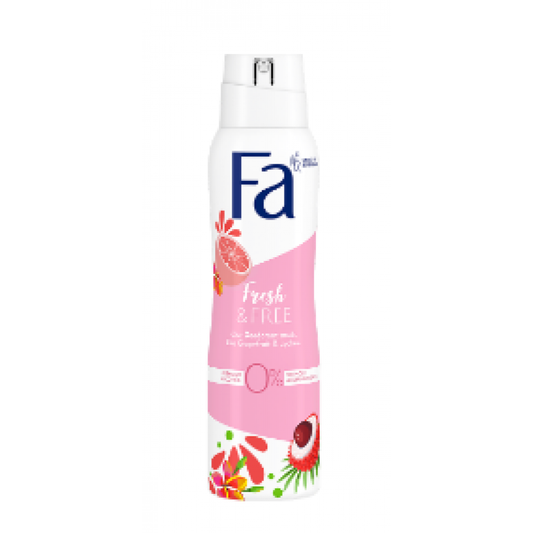 Fa Freshly Free Grapefruit & Lyche 48H Deodorant 150ml Deodorant Pasteur Pharmacy