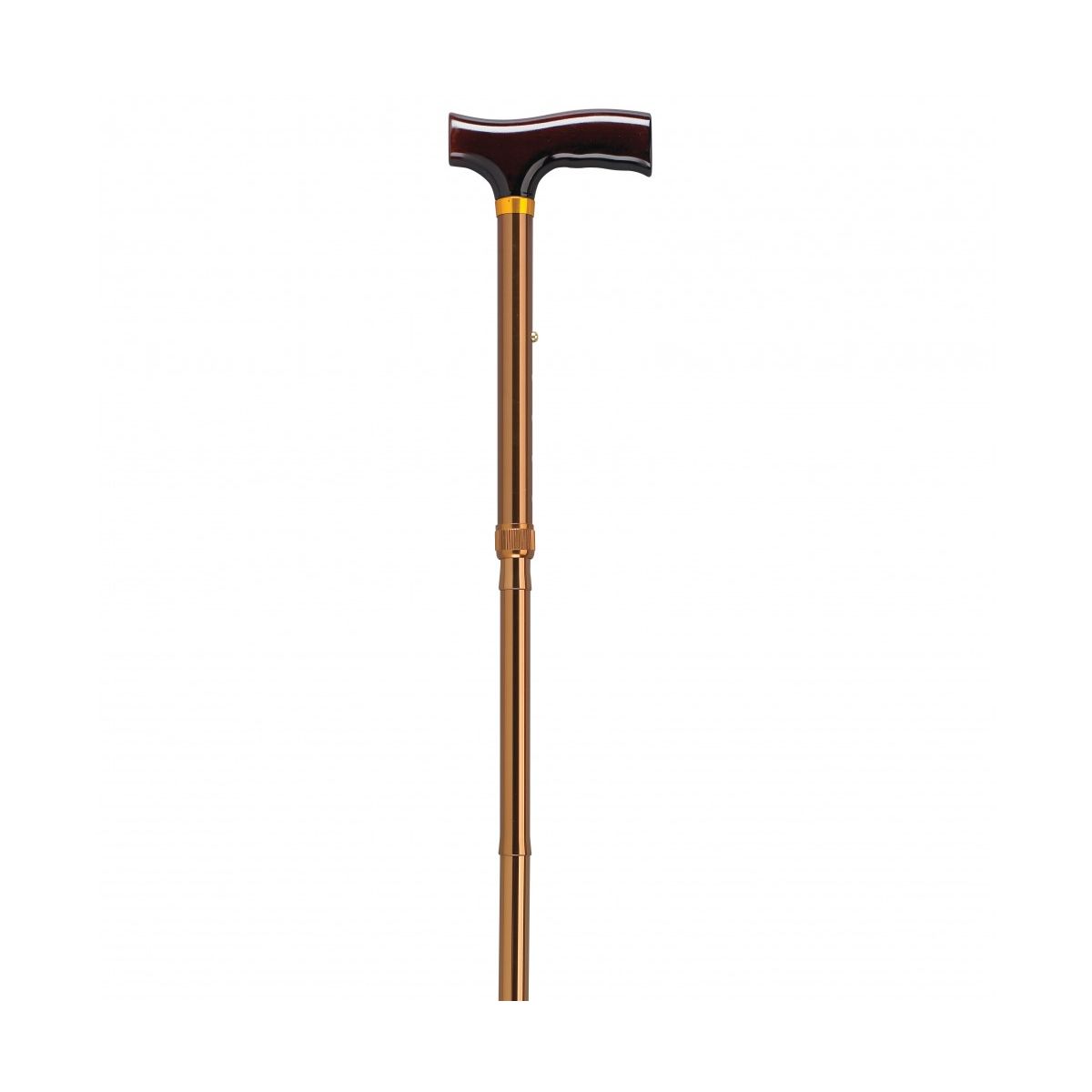 Drive Medical Lightweight Adjustable Bronze Folding Cane With T Handle Canes & Walking Sticks Pasteur Pharmacy