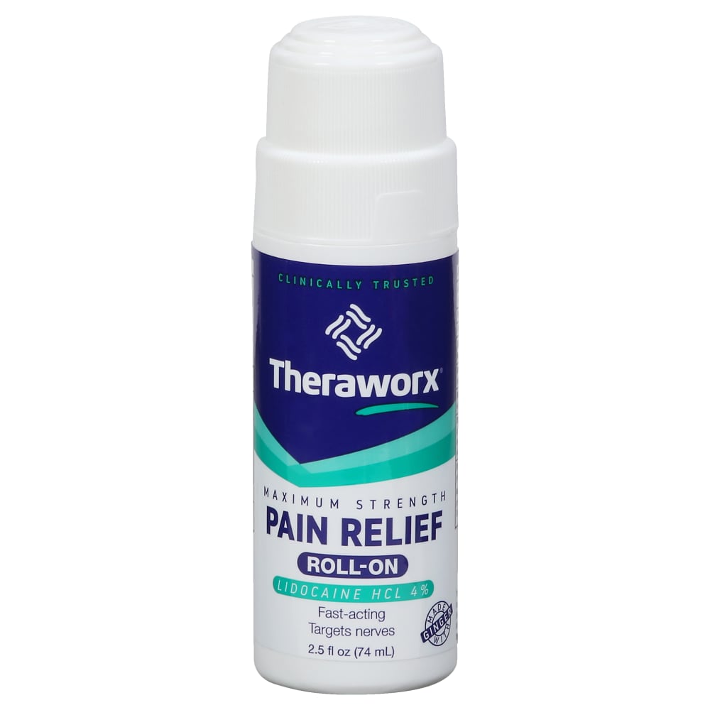 Theraworx® Relief – Maximum Strength – Roll-On - 2.5 Fl Oz Medicine & Drugs Pasteur Pharmacy