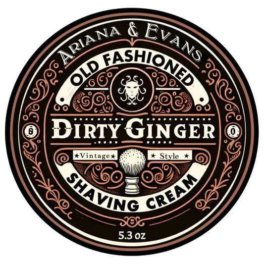 Ariana & Evans Dirty Ginger Shaving Collection Shaving Set Pasteur Pharmacy Shaving Soap 5.3oz