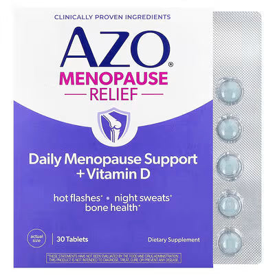 AZO MENOPAUSE RELIEF TB 30 Vitamins & Supplements Pasteur Pharmacy