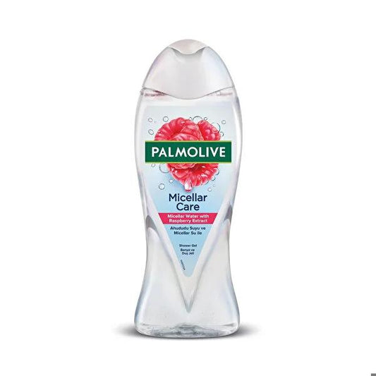 Gel douche micellaire Palmolive au jus de framboise - Nettoyant doux et hydratant pour peaux sensibles