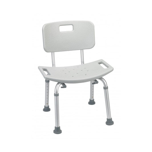 Drive Medical Bathroom Safety Shower Tub Bench Chair With Back, Gray Chairs Pasteur Pharmacy