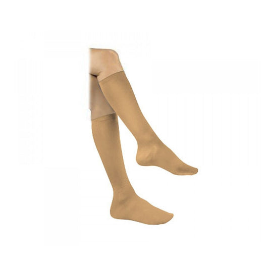 Activa Sheer Therapy Ribbed Womens Trouser Socks 15 20 mmHg Tan Medical Pasteur Pharmacy