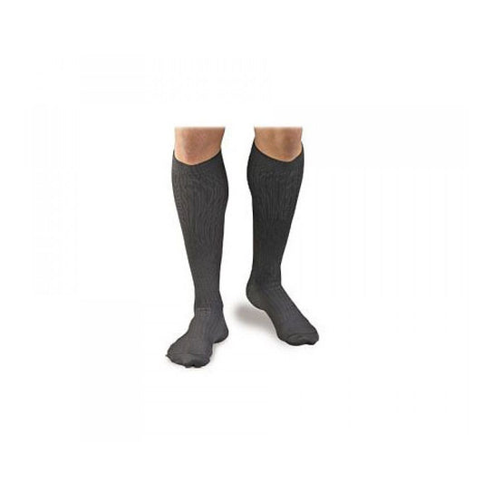 Activa Mens Microfiber Pinstripe Dress Socks 20 30 mmHg Black Medical Pasteur Pharmacy