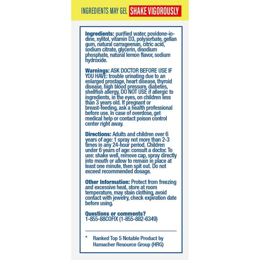 Cofix Rx Throat Cleanse - Single Fitness & Nutrition Pasteur Pharmacy