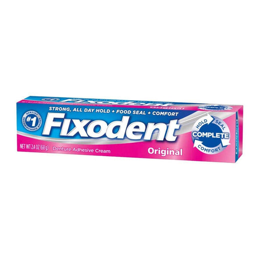 Fixodent Complete Original Denture Adhesive Cream, 4 Pk./2.4 Oz Denture Adhesives Pasteur Pharmacy