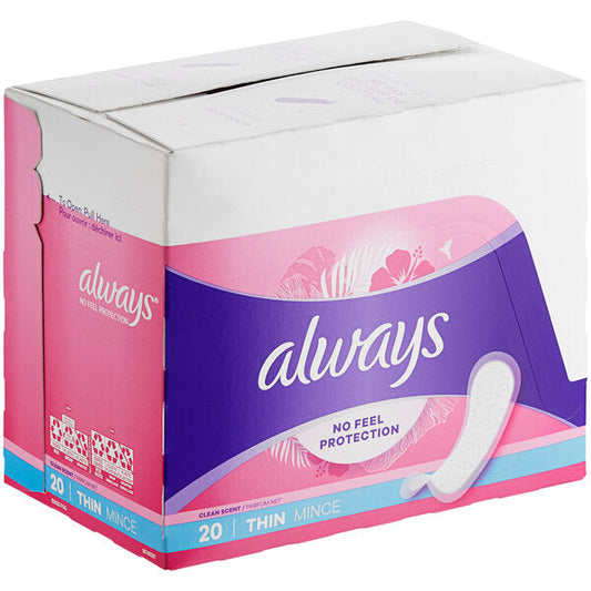 Always Scented Regular Thin Pantiliner - 20 Count Per Pack Health & Beauty Pasteur Pharmacy