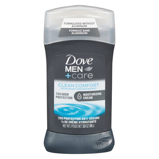 Dove Men Plus Care Clean Comfort Deodorant Stick, 3 Oz Deodorant Pasteur Pharmacy