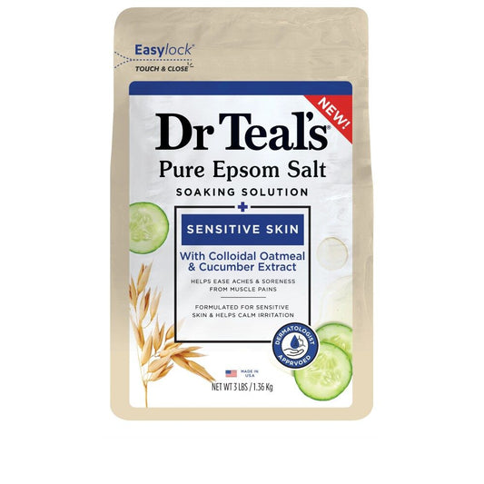 Dr Teal's Epsom Salt Soaking Solution (Sensitive Skin - 3 Lbs) Bath & Body Pasteur Pharmacy
