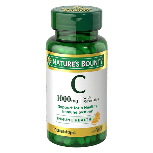 Nature's Bounty 500mg Immune Health Vitamin C 100 Tablets Vitamins & Supplements Pasteur Pharmacy