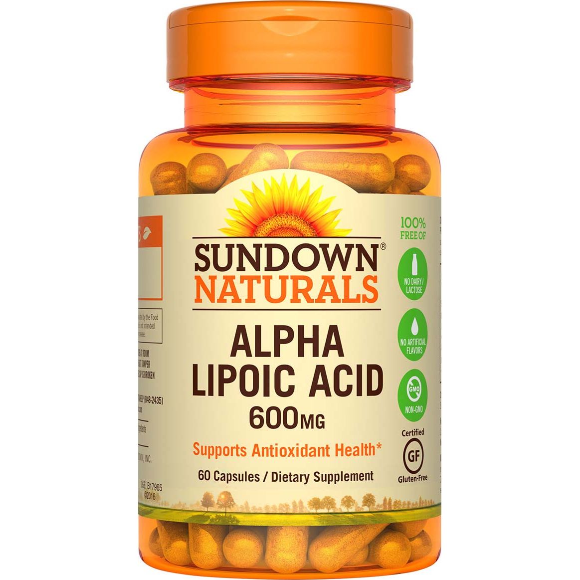 Sundown Naturals Super Alpha Lipoic Acid Capsules, 600 Mg Vitamins & Supplements Pasteur Pharmacy