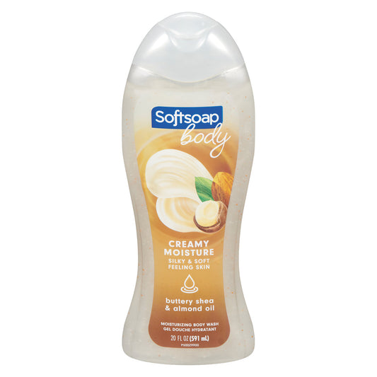 Softsoap Body Wash, Moisturizing, Buttery Shea & Almond Oil 20 Fl Oz Body Wash Pasteur Pharmacy