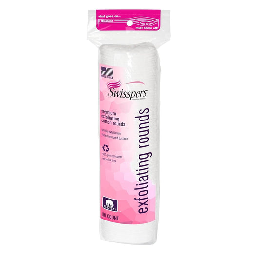 Swisspers Premium Exfoliating Cotton Rounds 80 Ea Cotton Balls Pasteur Pharmacy