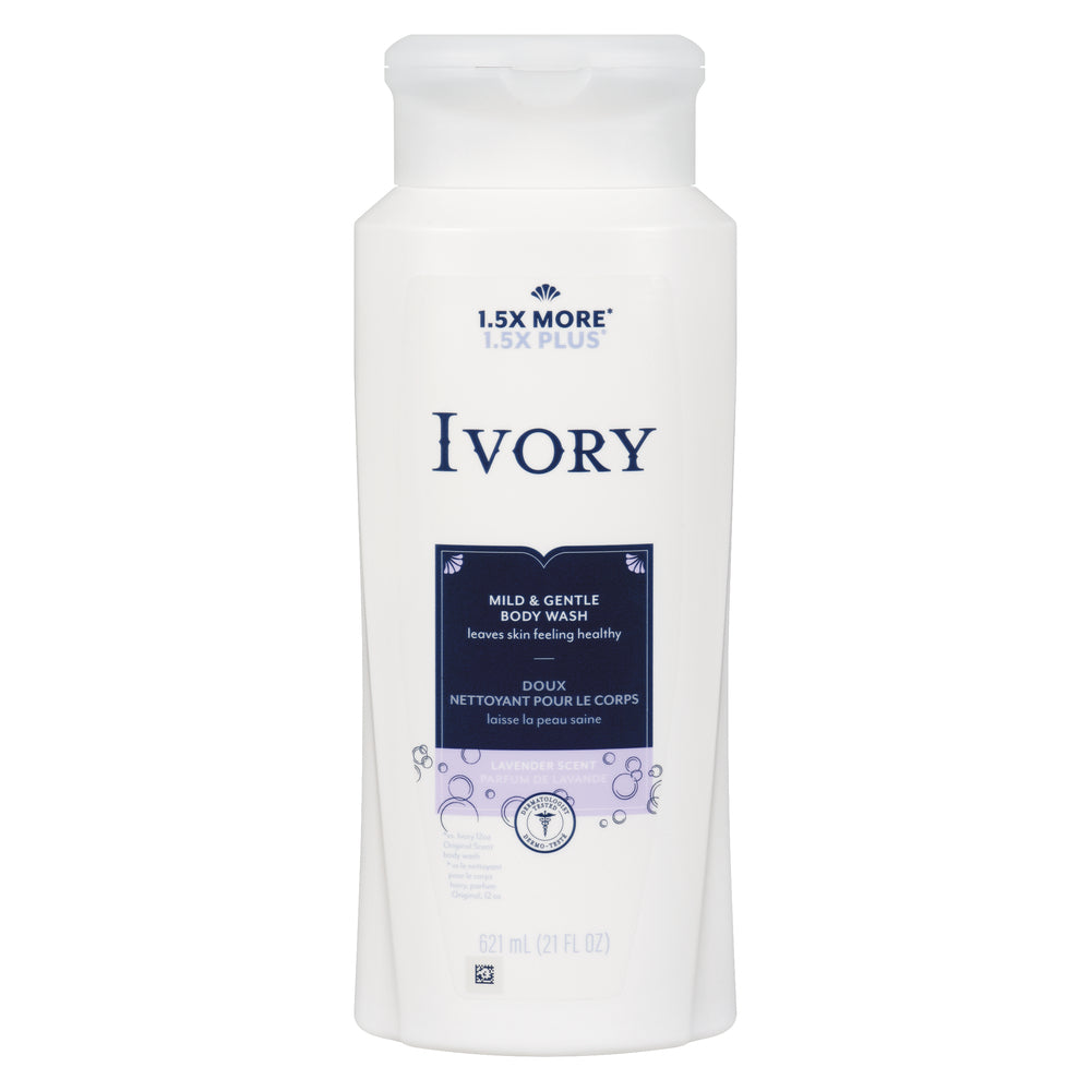 Ivory Mild & Gentle Body Wash Lavender Scent 21 Oz Body Wash Pasteur Pharmacy