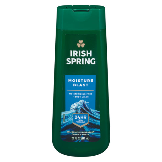 Irish Spring Moisture Blast Body Wash For Men - 20 Fl Oz Body Wash Pasteur Pharmacy